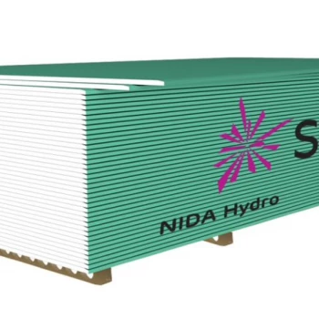 Placa gips carton Nida Hydro verde 9.5   1.2x2.6m   86placi/palet